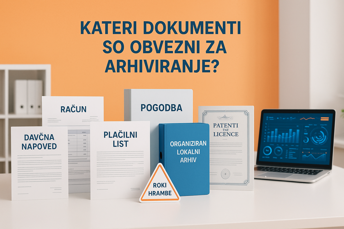Pomembni dokumenti za arhiviranje