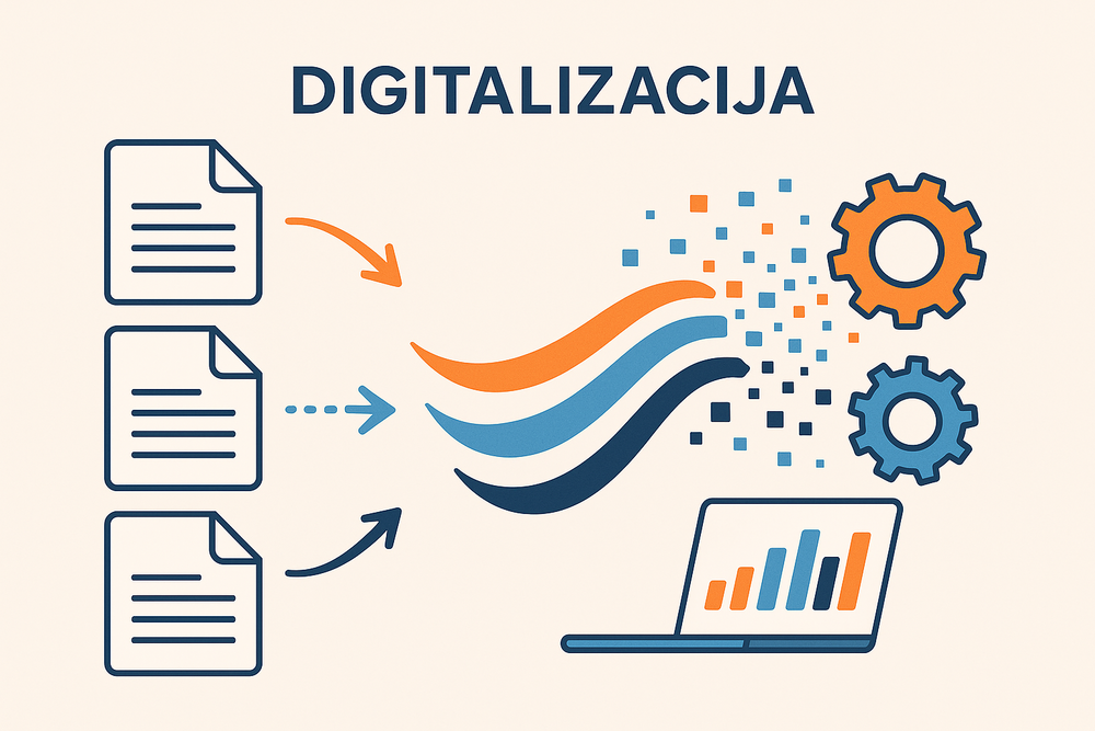 Digital transformation concept