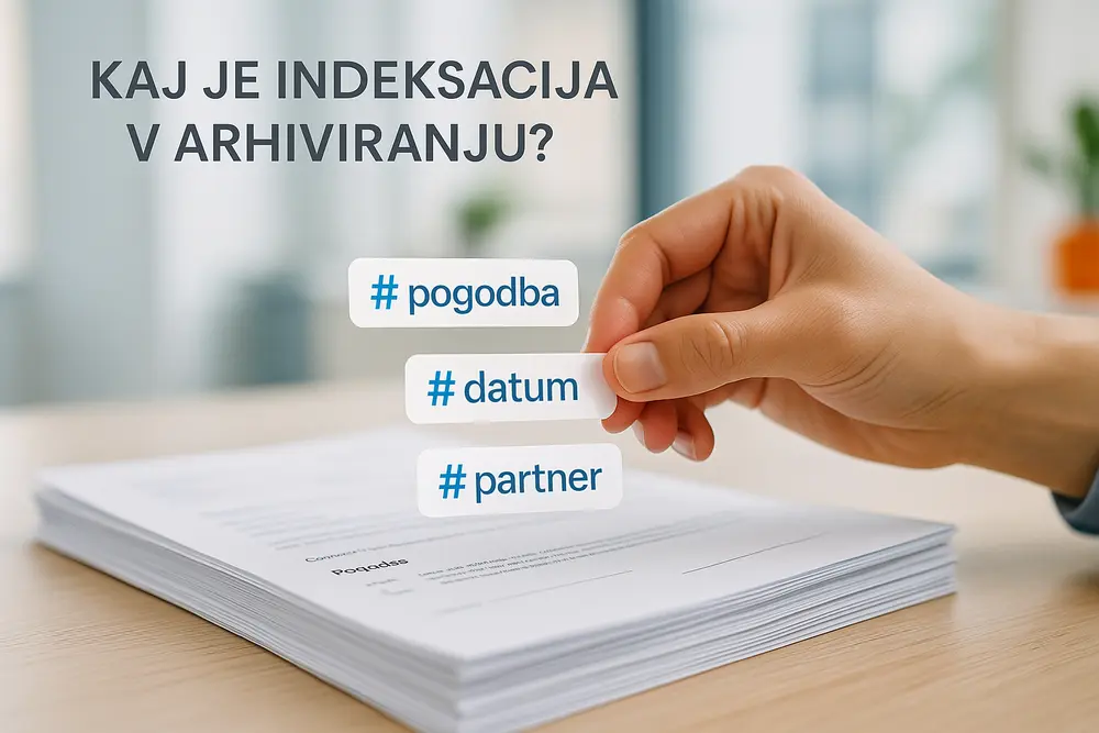 Kaotičen arhiv z dokumenti