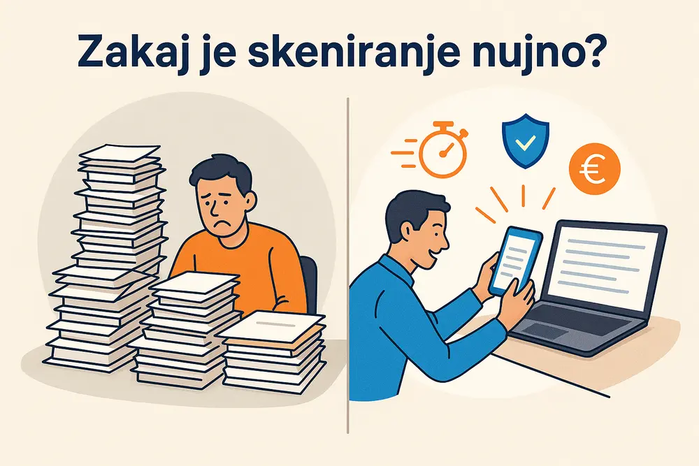 Skeniranje dokumentov