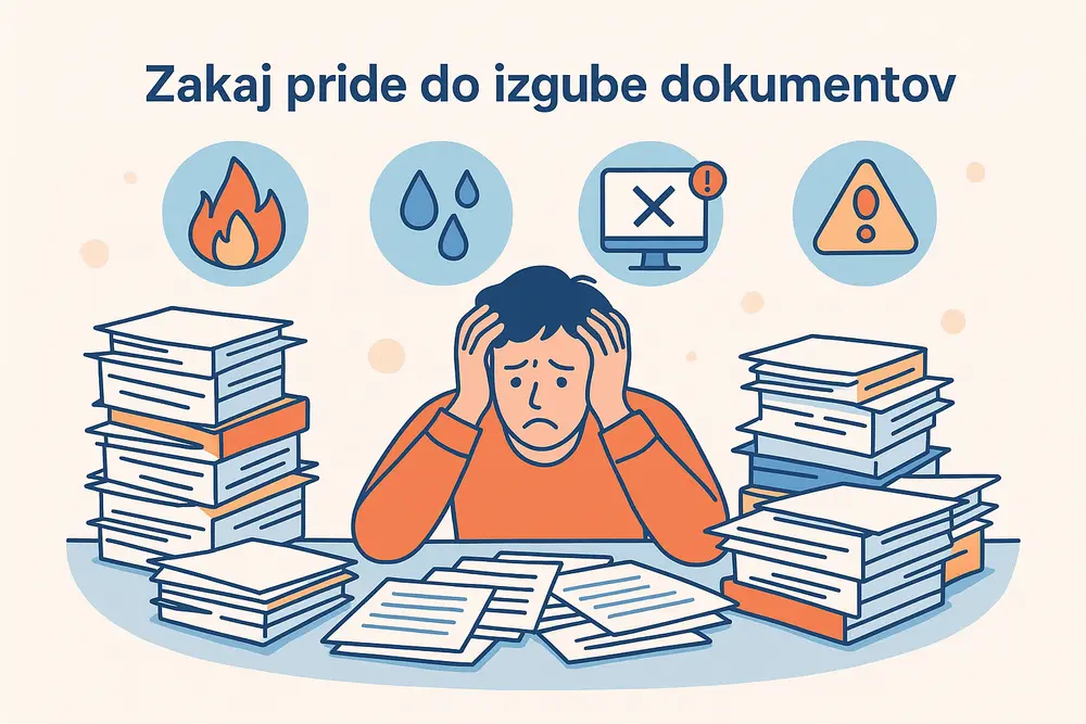 Izguba dokumentov - problem in rešitve
