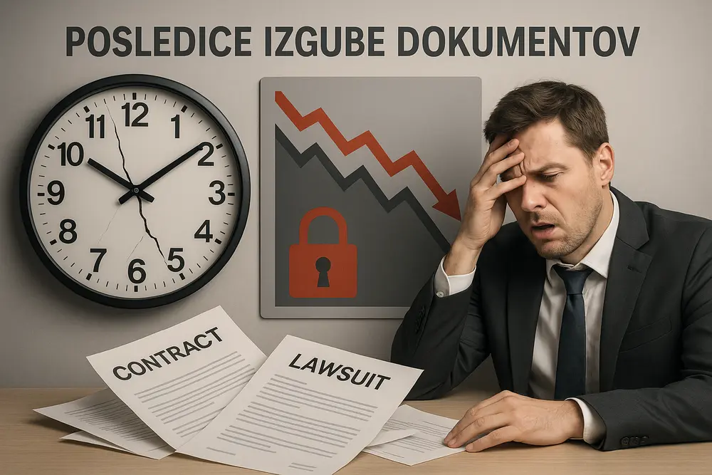 Vzroki za izgubo dokumentov