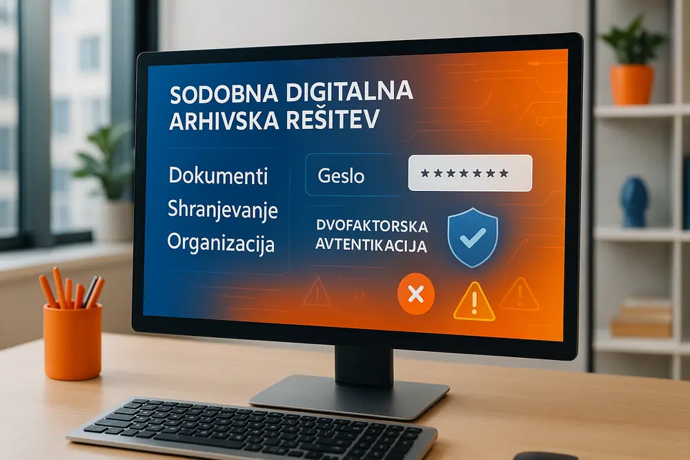 Modern digital archive solution interface