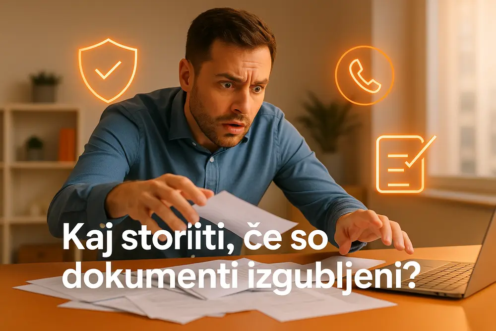 Preprečevanje izgube dokumentov