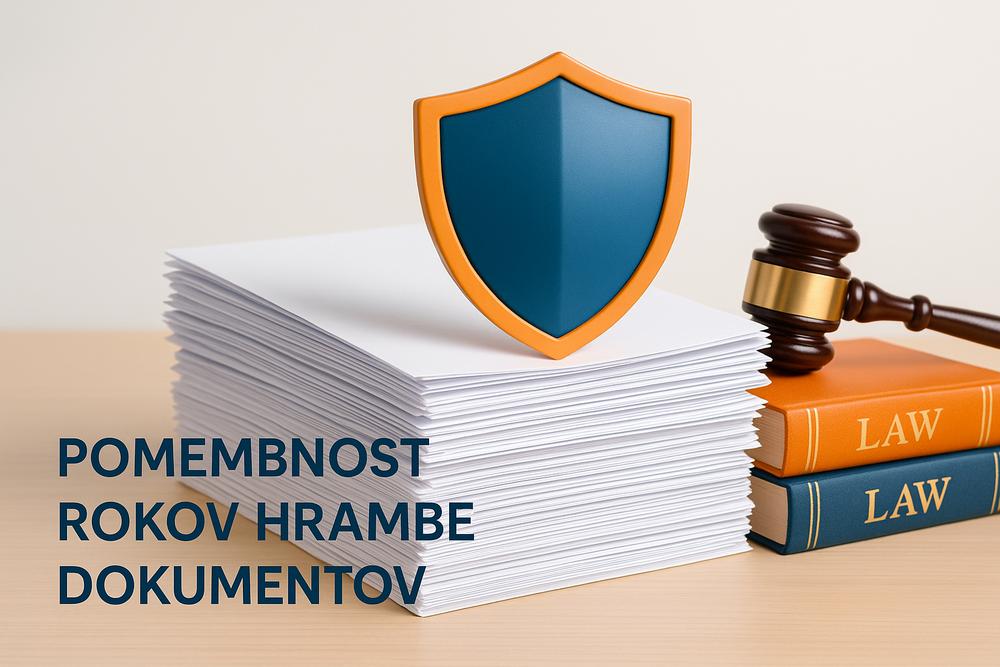 Zakonodaja in časovni intervali hrambe dokumentov