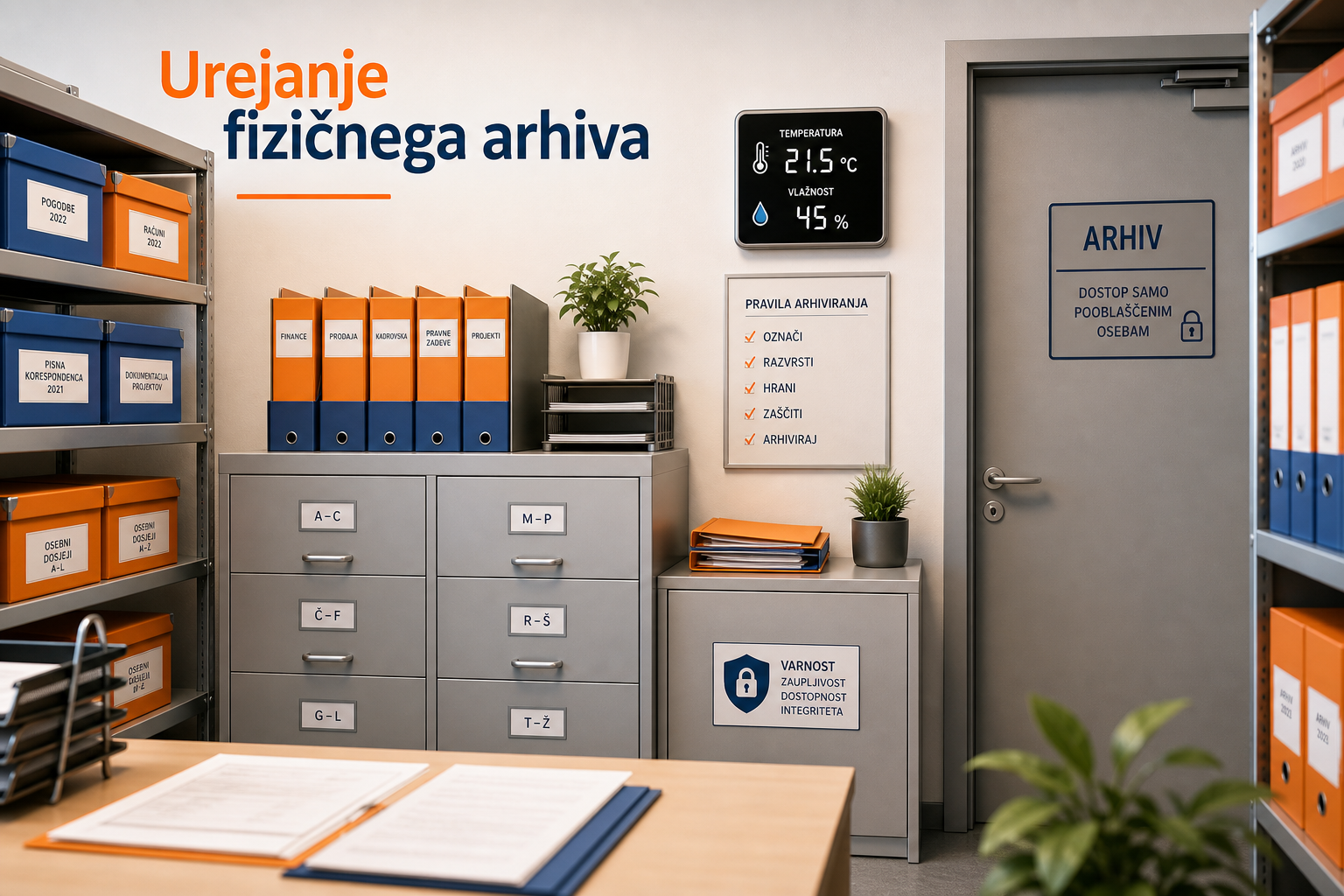 Ureditev fizičnega arhiva